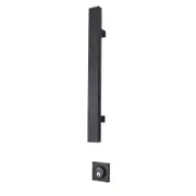 Gainsborough 450mm Matt Black G4 Series Square Pull Handle Entrance Set