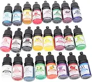 SEWACC 24 Pack Liquid Colorant DIY Epoxy Craft Pigment Epoxy Resin Pigment Set