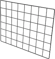 Alipis Wrought Iron Storage Grid Panel Metal Grid Wall Panel Hanging Photo Display