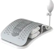 Lower Back Stretcher | Spine Decompressor Massager Board - Lumbar Support Posture Corrector for Women and Men Home Gym Workout