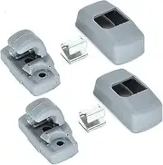 KPSTED 2X Sun Visor Clips,Fit For VW,Fit For Amarok, Beetle Bora Transporter T4 T5 T6 Passat B5 Polo Saveiro Sharan Golf 4 Touran EOS Caddy Campmob Car Sun Visor Fastener