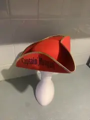 Captain Morgan’s Rum Pirate Hat Festival Season Hat Dress Up RARE FREE POST