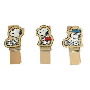 【Kamio】SNOOPY 史努比 造型木夾組 萬用夾 復古的