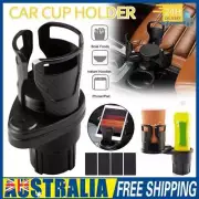 Adjustable 2in1 Car Seat Cup Holder Bottle Drink Coffee Storage AU PA