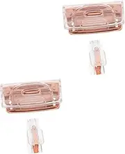 STOBOK 2 Sets Elegant Paper Punches Portable Hole Puncher Mini Staple Remover Office Stapler Tool Staple Removal Device