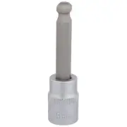 Draper Ball End Hex Socket Bit 3/8"D 8mm Length 70mm Knurled Ring 16291