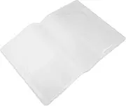 jojofuny Waterproof Notebook Cover Plastic Book Sleeve Reusable Protects Inner Pages Fits A5 Student Journal Friendly