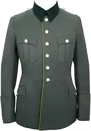 [militaryharbor] WW2 WWII German Heer M28 Officer Signal Gabardine Jacket Dress Tunic II