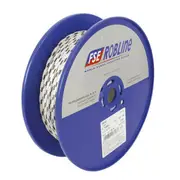 [TechBrands] Rope Double Braided-Polyester 10mm 100m Roll - Black Solid