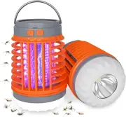 Mosquito Zapper, Solar Bug Zapper, Electric IPX6 Waterproof Bug Zapper, 3 in 1 P