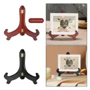 Plate Holder Easel Wood Picture Frame Stand for Pictures Cook Books Business