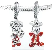 Authentic Pandora Sterling Silver Minnie Mouse Dangle Charm 798636C01