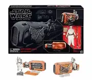 Star Wars 6" REY JAKKU with LAND SPEEDER BLACK SERIES FIGURES SET 03 "BRAND NEW"