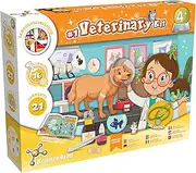 Science4You -My first Veterinary Kit – 16 Educational Activities and Science Experiments for Children – includes a Vet Costume for Kids and a Stethoscope Toy – Ideal Role Play Doctors Kit for Kids 4+