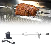 Stainless Steel Electric Barbecue Grill Barbecue Supplies Household BBQ Grill Barbecue Tool Set Automatic Barbecue Stick