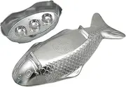 Fish Design Food Tray, Aluminium Hot Pot Set with Fish Plate ? Pot Set for Camping, BBQ, Family Dinner, Asian Street Food