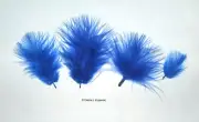 Marabou Feathers Small 1-3" fluffs ROYAL BLUE 7 grams approx. 105 per bag