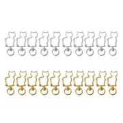 10Pcs for Metal Clasps Lobster Clasp Hook Keychain Jewelry Makin