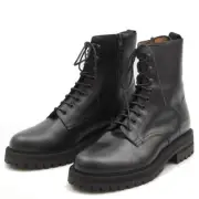 Common Projects Combat Boot Black Leather 2453 7547 US 8 EUR 41 winter hiking