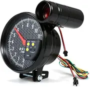 5 Inch Diameter Tachometer Carbon Face 7 Colors Optional With Po