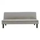 NNEDPE Sarantino 3 Seater Modular Faux Linen Fabric Sofa Bed Couch Light Grey