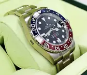 Rolex GMT Master II 116719 BLRO PEPSI 18K White Gold Box/Papers NEW FULL STICKER