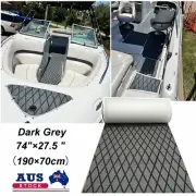 EVA Marine Boat Flooring Foam Grid Pattern Decking Carpet | Dark grey Anti-slip