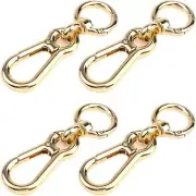 4Pcs Swivel Snap Hook Lanyard Snap Hooks Key Chain Clip Hooks Lobster Clasp Spri