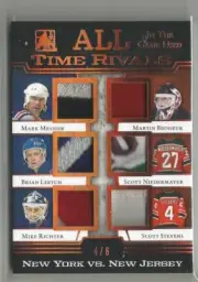 2017-18 In The Game Used Rivals Messier Richter Brodeur Patch Card #ed 4 / 6