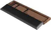 Ergonomic Keyboards Stand Holder Soft Leather Keyboards Wrist Rest with Elegant Storage Tray Box for Office and Home Use