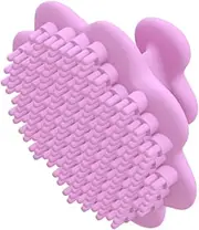 SHERCHPRY Silicone Facial Scrubber for Deep Cleansing Manual Face Brush for Gentle Exfoliation Lightweight Portable Skincare Tool Taro for Home Outdoor Use