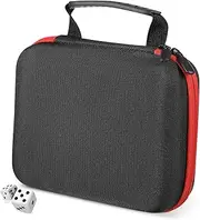 Generic Dice Storage Bag Dice Holder Case Dice Storage Case Dice Cases Tray Removable Slotted Tray Dice Container Dice Organizer Case Game Dice Holder Dice Bag Composite Material
