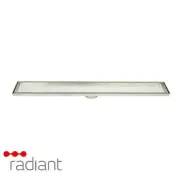 Radiant Tile Insert Linear Shower Grate-100mmx1000mm-74mm Outlet