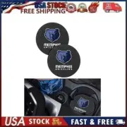 2 pk Memphis Grizzlies Car Cup Mat Car Drink Holder Insert Coaster Set S-1
