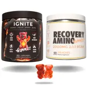 Preworkout Gummies and BCAA Gummies Stack BCAA, Caffeine, Carnitine + More