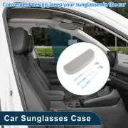 Car Sunglasses Case for Audi Q2 2018-2020 Eyeglasses Holder Storage Box Grey