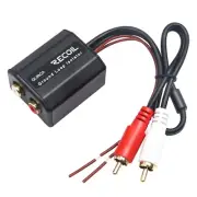 RECOIL GLIRCA 2-Channel RCA Stereo Ground Loop Isolator, Amplifier Noise Filter