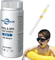 Pool Water Test Strips | 100x Ph Pool Test Strips | Hot Tub Testers, Quick & Accurate Spa Testing Supplies for Ph Chlorine Hardness Salt Copper