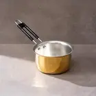 Brass Saucepan for Tea Small Milk Pan Cookware with Ayurvedic Health Benefits 2L
