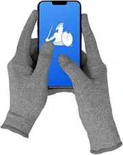 DefenderShield EMF Radiation Protection Computer Gloves - Use with Touch Screens, Keyboards, Tablets, Laptops and Cell Phones