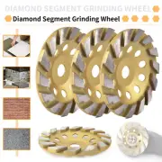4/5/6/7'' Diamond Concrete Segment Grinding Wheel Cup Disc F Stone Angle Grinder
