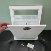 APF Marine Tilt Out HDPE Plano Holder Storage Box w Lock 2 Tray Tackle Box