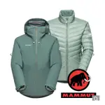 【MAMMUT 長毛象】CONVEY 3女兩件式GT羽絨外套『深玉石綠/玉石綠』1010-29060 戶外 露營 登山