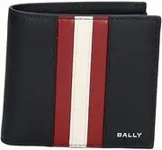 [Bally] Barry Mythos Bi-Fold Wallet, Black, One Size