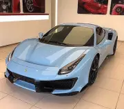 1:12 BBR FERRARI 488 PISTA AZZURRO LAPLATA BLUE No MR D&G H&H AMALGAM PEAKO 3/10