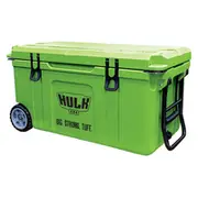 Hulk 4x4 75L Portable Ice Cooler Box On Wheels & Folding Handle