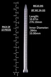 10 PIECES! MC10-24S Epoxy Mixing Tip Step Nozzle BT MC 10-24 10.8 in, 24 Element