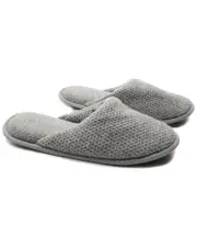Portolano Ladies Slippers In Honeycomb Stitch