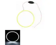 Circle Fog Lights DC 12V 24V 60-120mm COB Angel Eyes LED Light For Motorcycle Car: 80mm