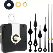 Clock Mechanism Replacement,Quartz Battery Operated Movement Silent DIY Wall